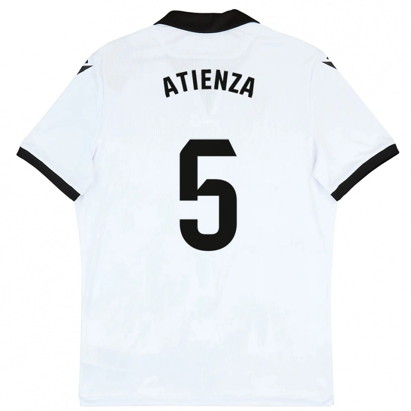 Danxen Heren Miguel Atienza #5 Wit Zwart Thuisshirt Thuistenue 2025/26 T-Shirt