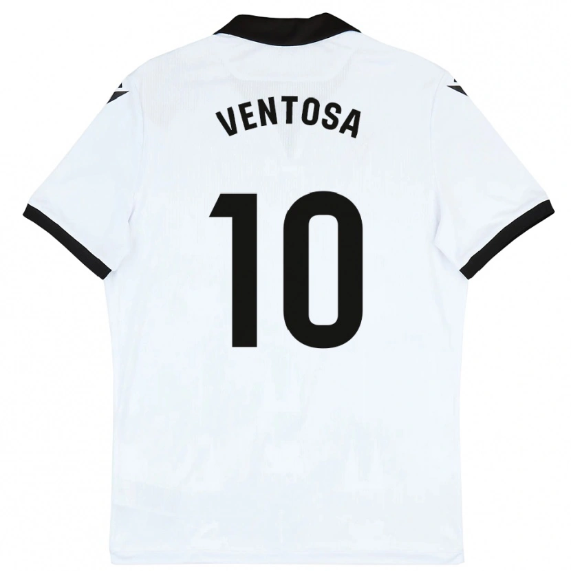 Danxen Heren Ethan Ventosa #10 Wit Zwart Thuisshirt Thuistenue 2025/26 T-Shirt
