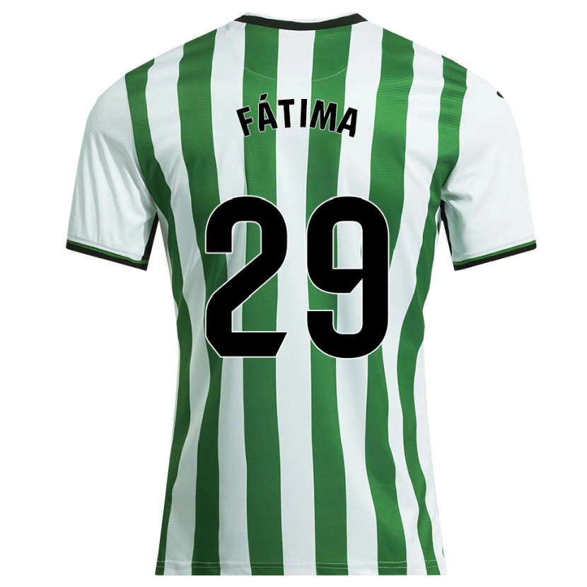 Danxen Heren Fátima Muñoz Marín #29 Wit Groen Thuisshirt Thuistenue 2025/26 T-Shirt