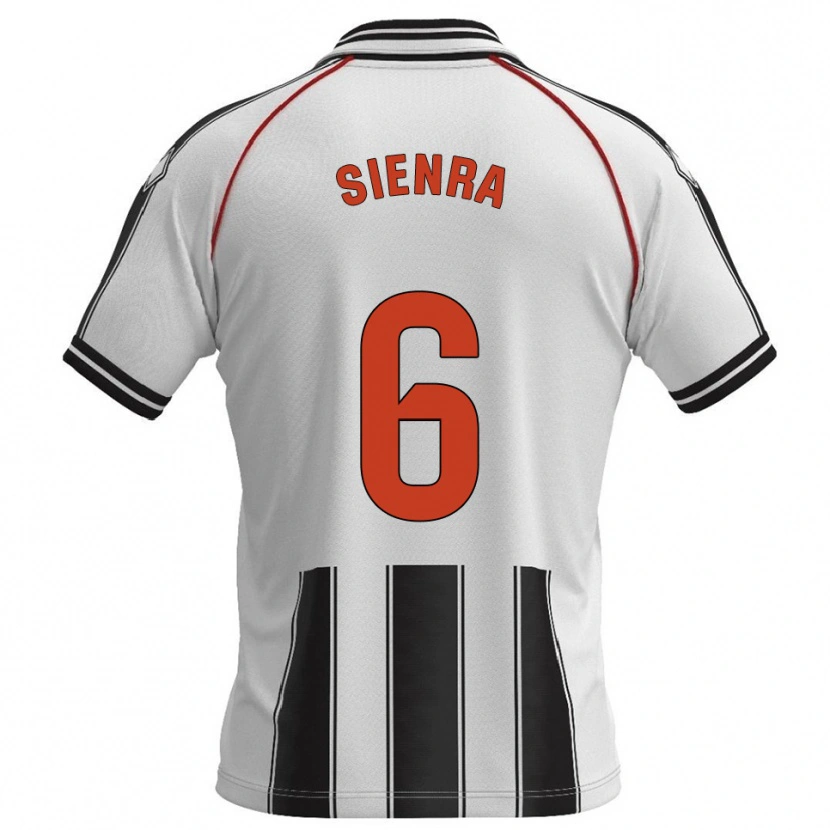 Danxen Heren Agustín Sienra #6 Wit Zwart Thuisshirt Thuistenue 2025/26 T-Shirt