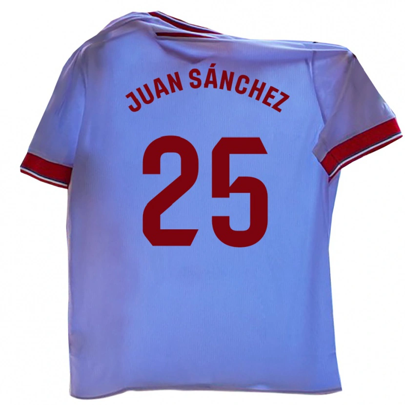 Danxen Heren Juan Sánchez #25 Wit Rood Thuisshirt Thuistenue 2025/26 T-Shirt
