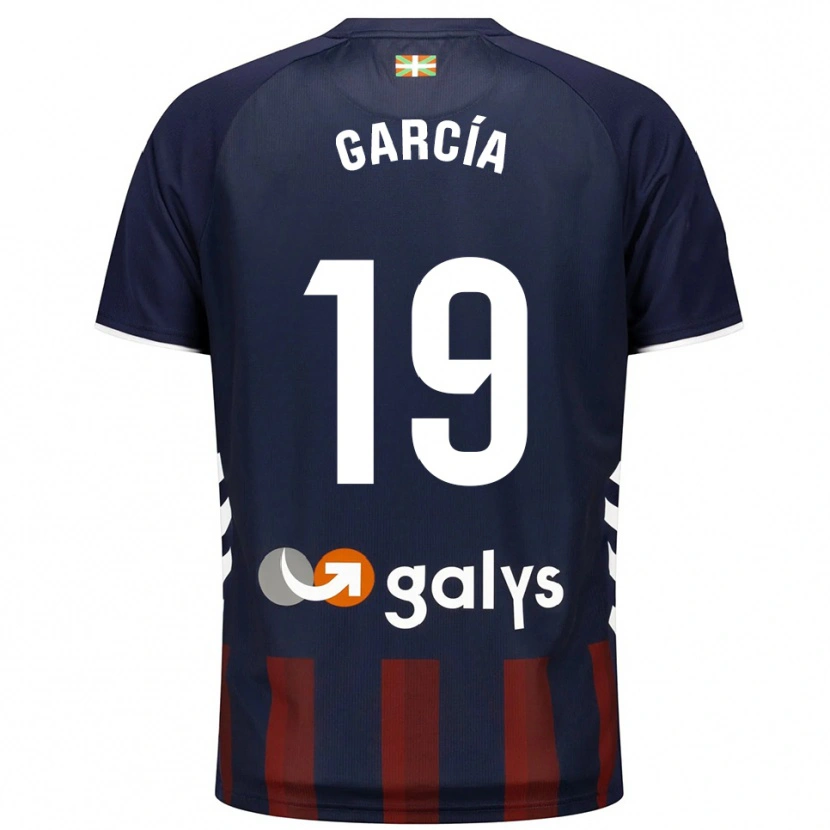 Danxen Heren Hugo García #19 Marineblauw Rood Thuisshirt Thuistenue 2025/26 T-Shirt