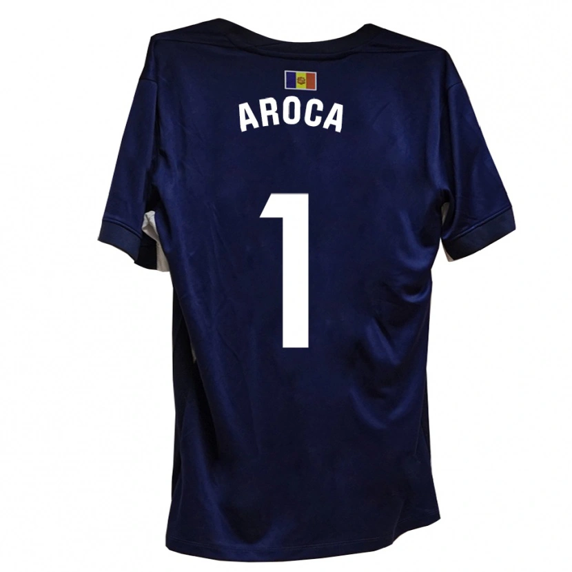 Danxen Heren Víctor Aroca #1 Marineblauw Wit Thuisshirt Thuistenue 2025/26 T-Shirt