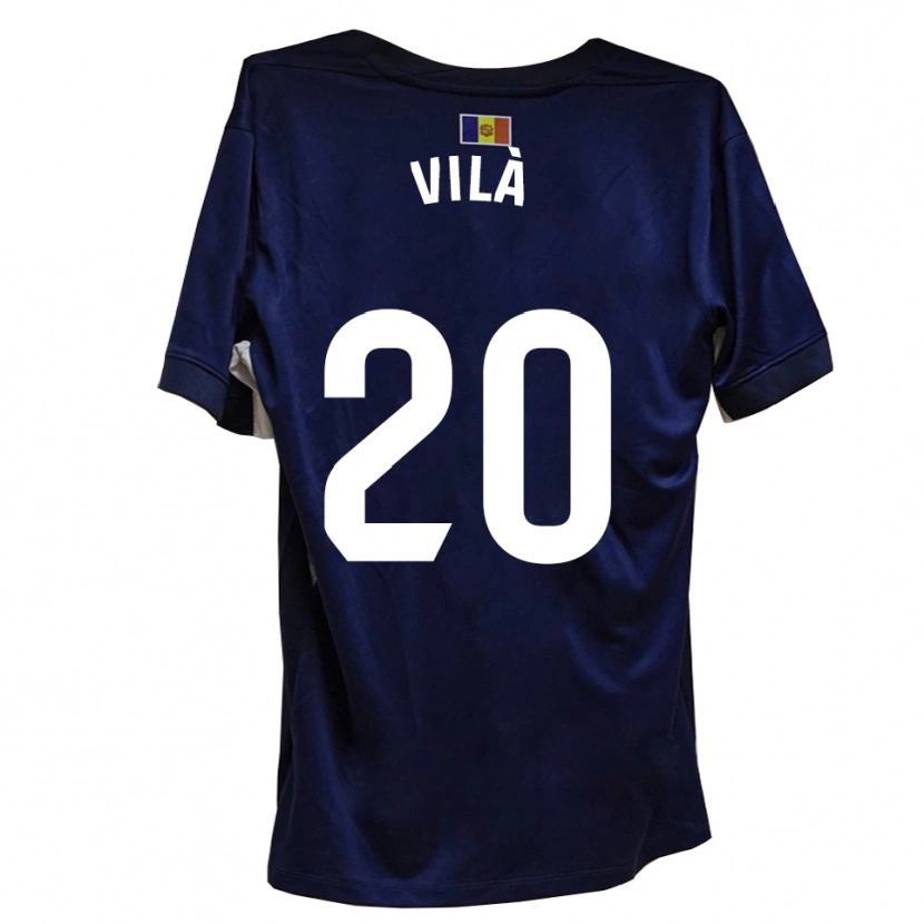 Danxen Heren Martí Vilà #20 Marineblauw Wit Thuisshirt Thuistenue 2025/26 T-Shirt