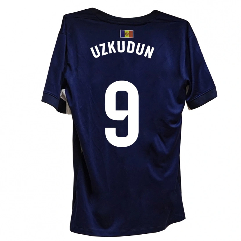Danxen Heren Aitor Uzkudun #9 Marineblauw Wit Thuisshirt Thuistenue 2025/26 T-Shirt