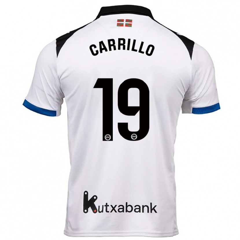 Danxen Heren Sara Carrillo #19 Wit Blauw Uitshirt Uittenue 2025/26 T-Shirt