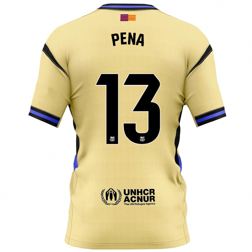 Danxen Heren Iñaki Peña #13 Geel Zwart Uitshirt Uittenue 2025/26 T-Shirt