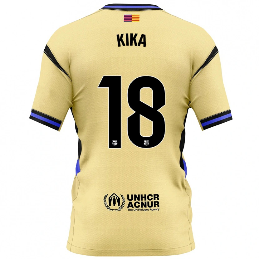 Danxen Heren Kika Nazareth #18 Geel Zwart Uitshirt Uittenue 2025/26 T-Shirt