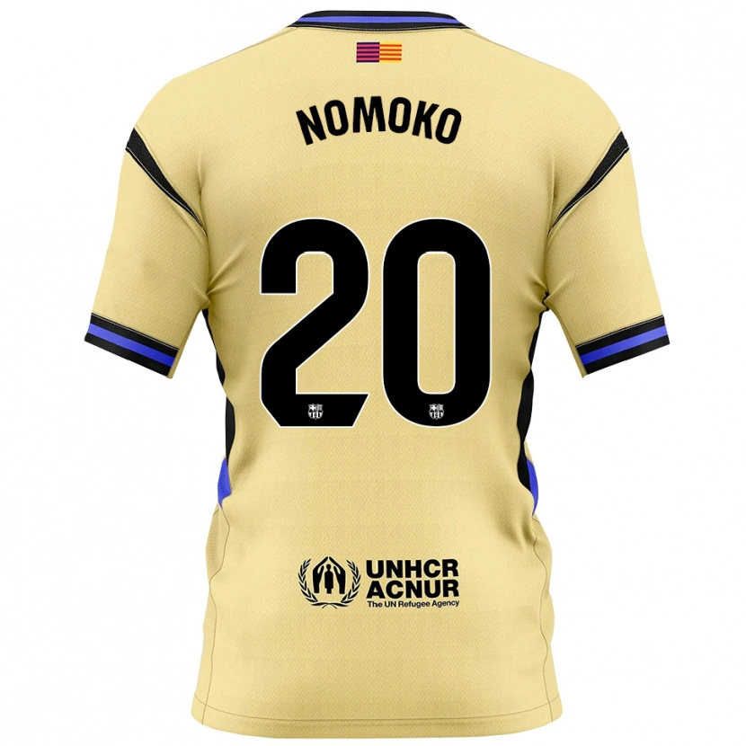 Danxen Heren Sama Nomoko #20 Geel Zwart Uitshirt Uittenue 2025/26 T-Shirt