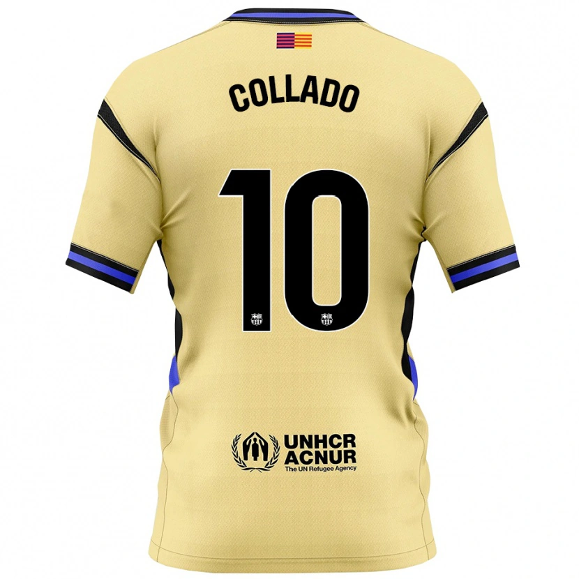 Danxen Heren Alex Collado #10 Geel Zwart Uitshirt Uittenue 2025/26 T-Shirt