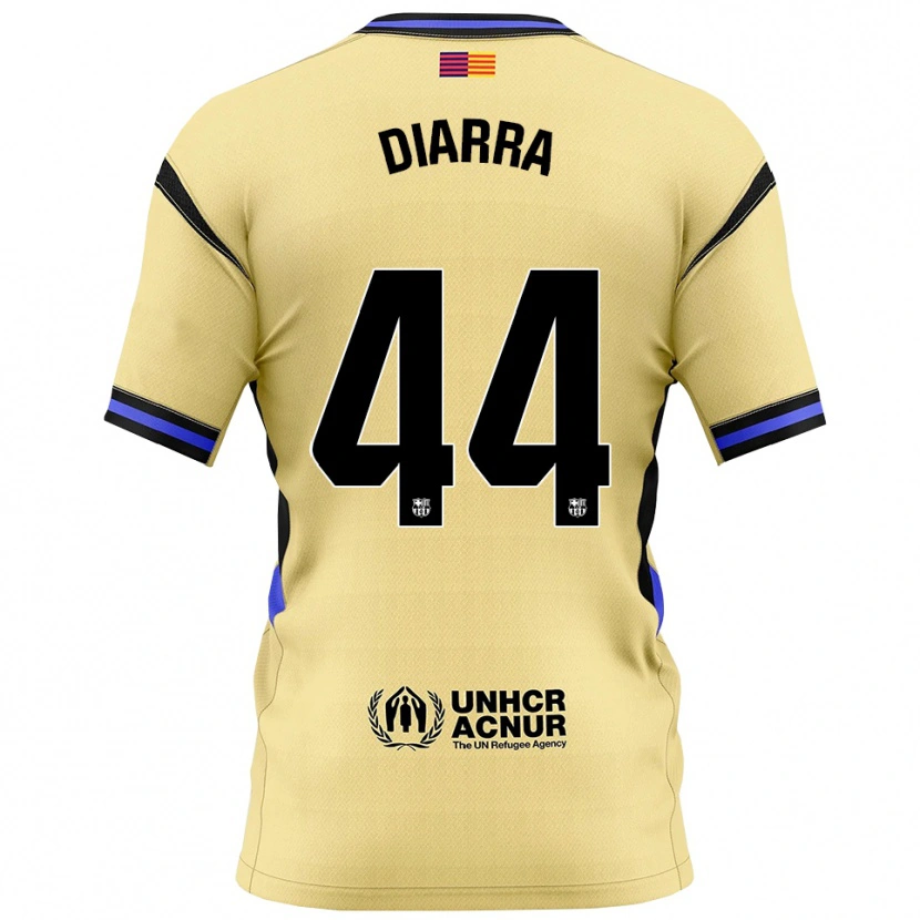 Danxen Heren Ibrahim Diarra #44 Geel Zwart Uitshirt Uittenue 2025/26 T-Shirt