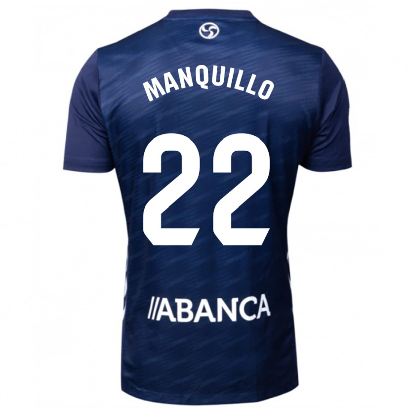 Danxen Heren Javier Manquillo #22 Marineblauw Wit Uitshirt Uittenue 2025/26 T-Shirt