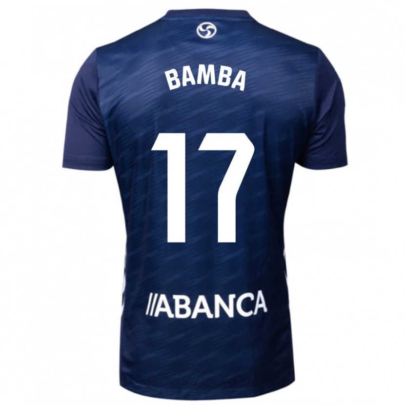 Danxen Heren Jonathan Bamba #17 Marineblauw Wit Uitshirt Uittenue 2025/26 T-Shirt