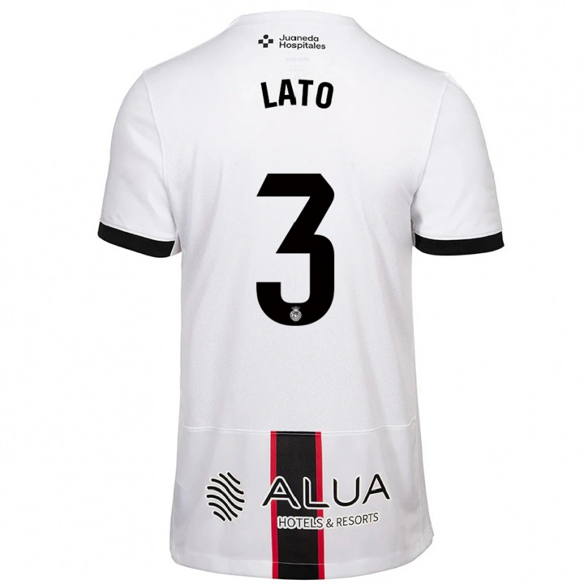 Danxen Heren Toni Lato #3 Wit Zwart Uitshirt Uittenue 2025/26 T-Shirt