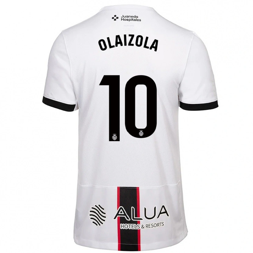 Danxen Heren Javier Olaizola #10 Wit Zwart Uitshirt Uittenue 2025/26 T-Shirt