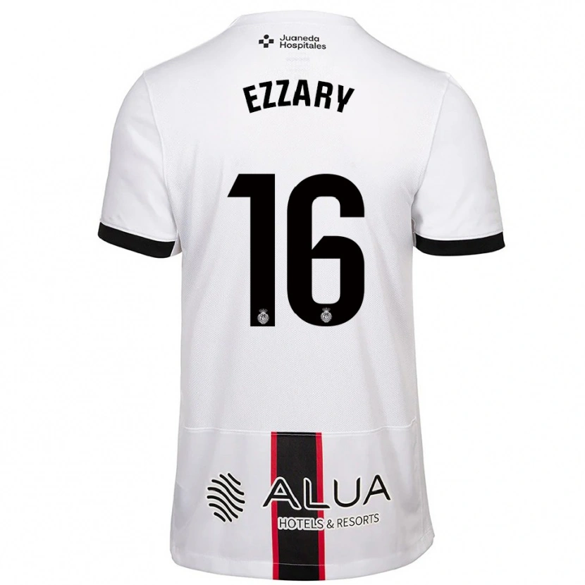 Danxen Heren Ismael Ezzary #16 Wit Zwart Uitshirt Uittenue 2025/26 T-Shirt