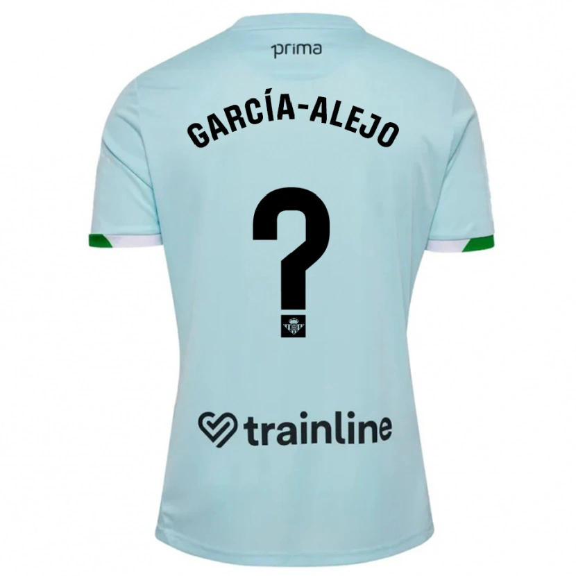 Danxen Heren Raúl García-Alejo #0 Hemelsblauw Groen Uitshirt Uittenue 2025/26 T-Shirt
