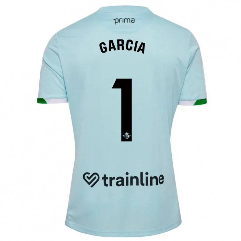 Danxen Heren Germán García #1 Hemelsblauw Groen Uitshirt Uittenue 2025/26 T-Shirt