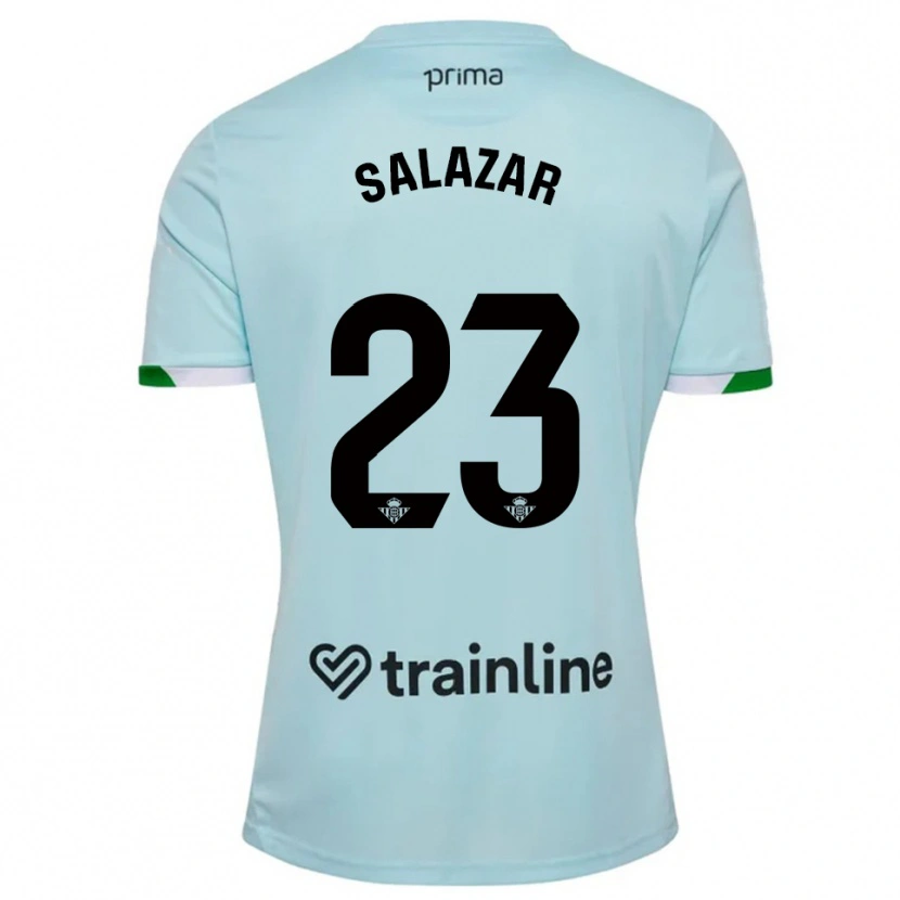 Danxen Heren Noelia Salazar #23 Hemelsblauw Groen Uitshirt Uittenue 2025/26 T-Shirt