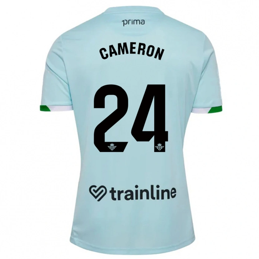 Danxen Heren Tiffany Devonna Cameron #24 Hemelsblauw Groen Uitshirt Uittenue 2025/26 T-Shirt