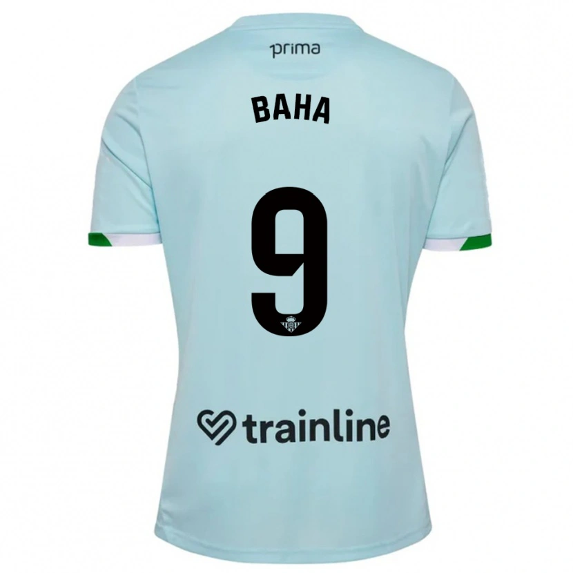 Danxen Heren Ziyad Baha #9 Hemelsblauw Groen Uitshirt Uittenue 2025/26 T-Shirt