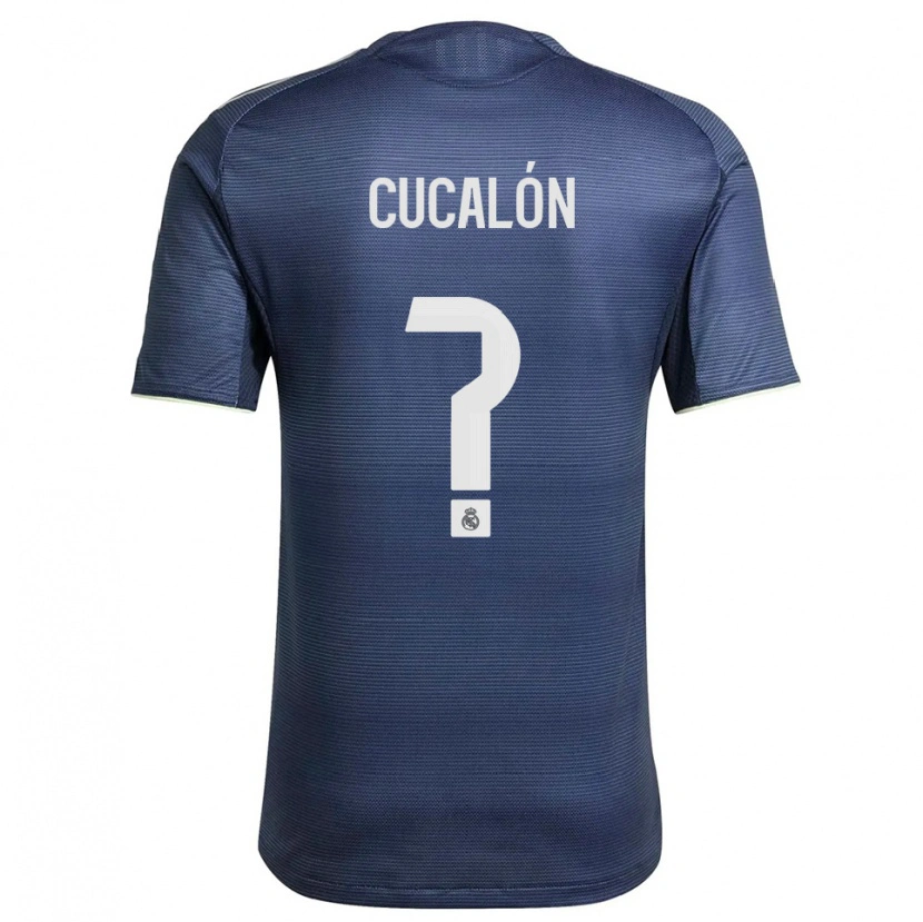 Danxen Heren Marc Cucalón #0 Marineblauw Zilver Uitshirt Uittenue 2025/26 T-Shirt