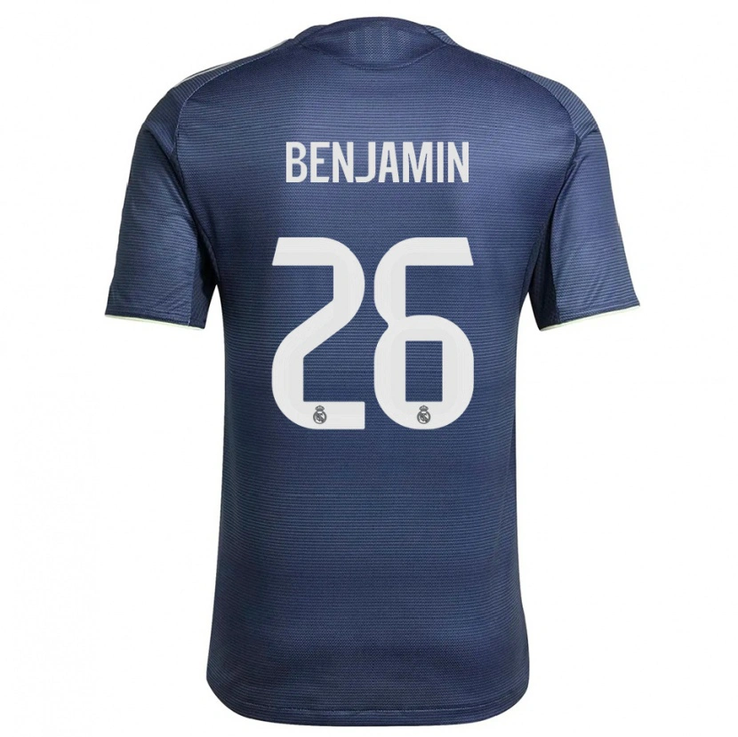 Danxen Heren Emanuel #26 Marineblauw Zilver Uitshirt Uittenue 2025/26 T-Shirt