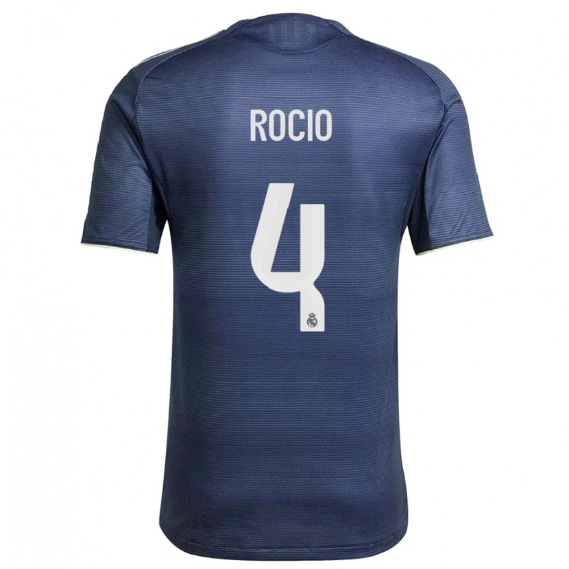 Danxen Heren Rocio Galvez #4 Marineblauw Zilver Uitshirt Uittenue 2025/26 T-Shirt