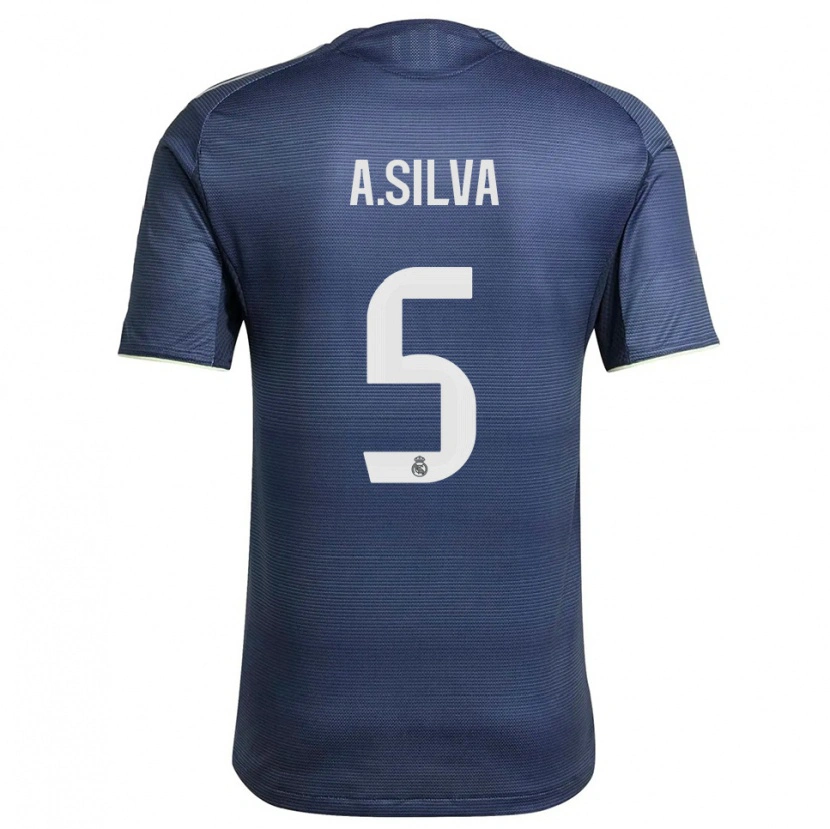 Danxen Heren Antonia Silva #5 Marineblauw Zilver Uitshirt Uittenue 2025/26 T-Shirt