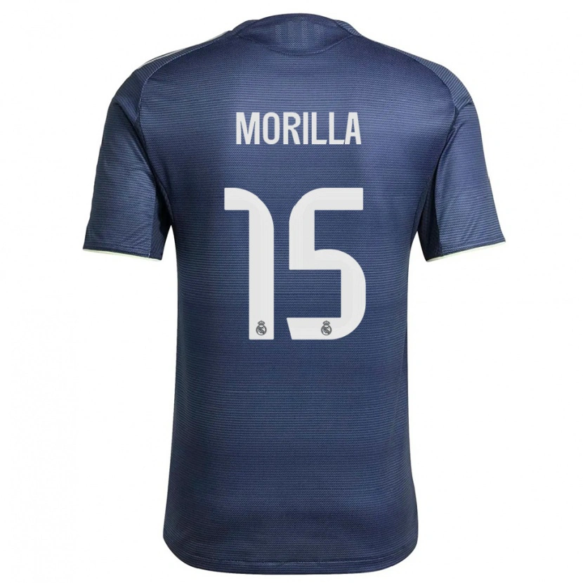 Danxen Heren Jairo Morilla #15 Marineblauw Zilver Uitshirt Uittenue 2025/26 T-Shirt