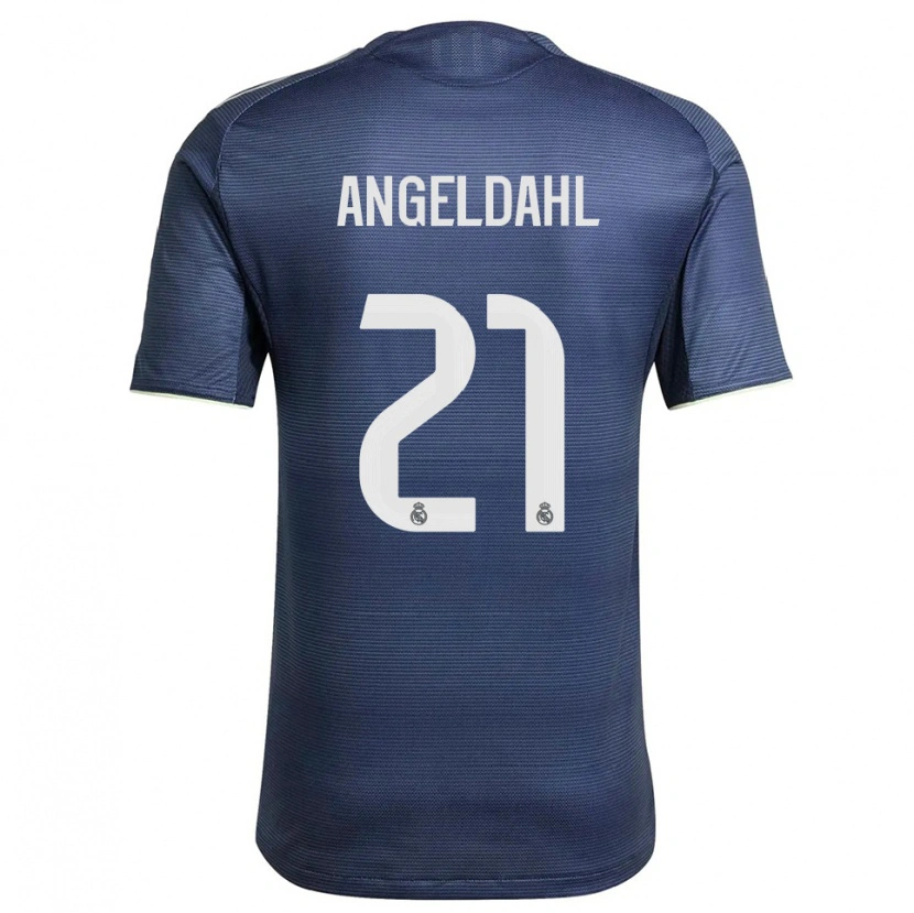 Danxen Heren Filippa Angeldahl #21 Marineblauw Zilver Uitshirt Uittenue 2025/26 T-Shirt
