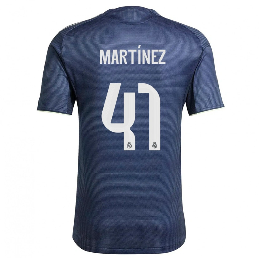 Danxen Heren Joan Martínez #41 Marineblauw Zilver Uitshirt Uittenue 2025/26 T-Shirt