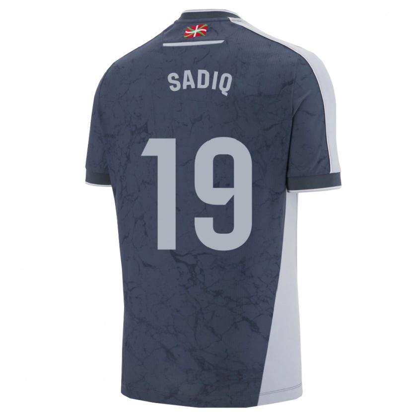 Danxen Heren Umar Sadiq #19 Donkerblauw Wit Uitshirt Uittenue 2025/26 T-Shirt