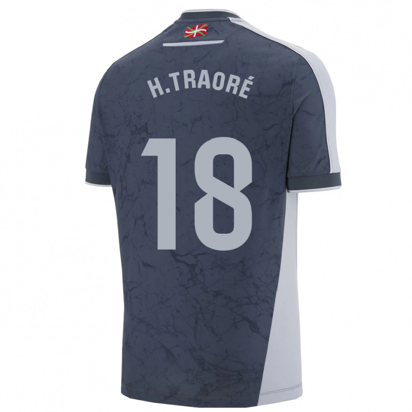 Danxen Heren Hamari Traoré #18 Donkerblauw Wit Uitshirt Uittenue 2025/26 T-Shirt