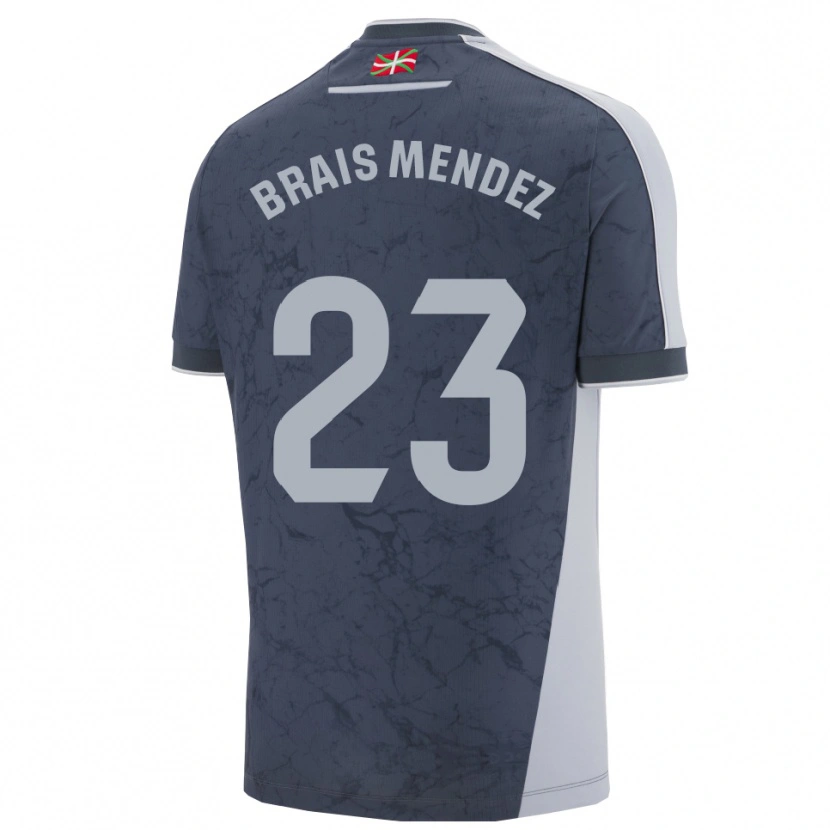 Danxen Heren Brais Méndez #23 Donkerblauw Wit Uitshirt Uittenue 2025/26 T-Shirt