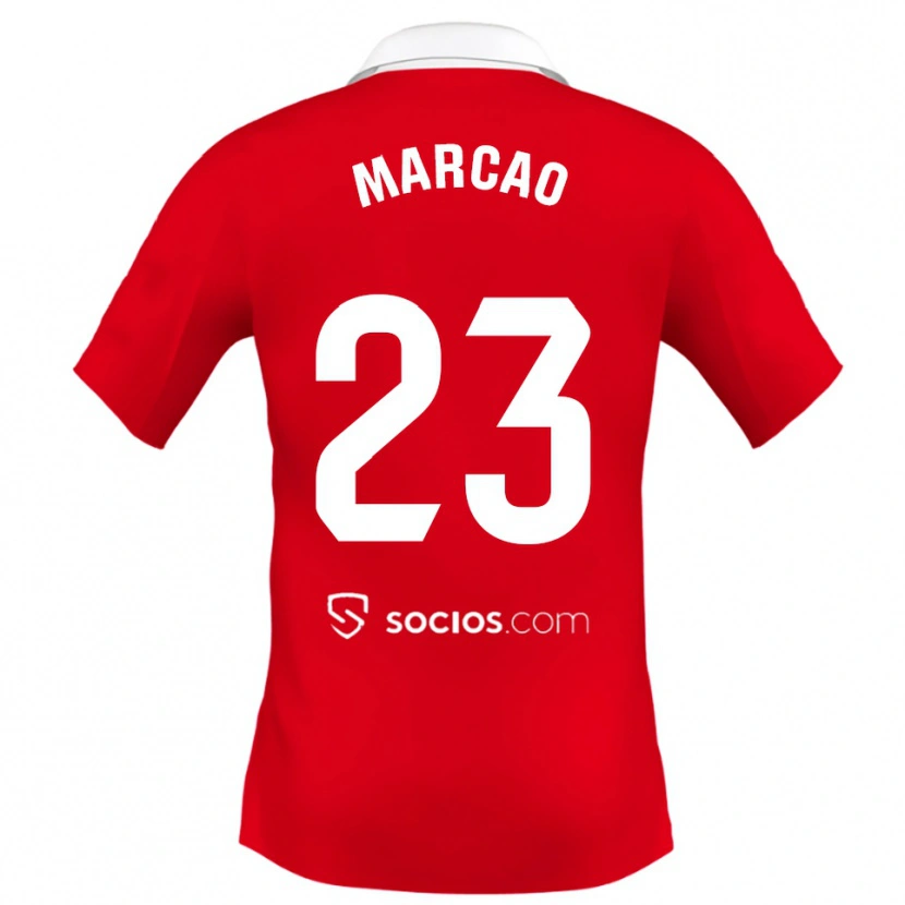 Danxen Heren Marcão #23 Rood Wit Grijs Uitshirt Uittenue 2025/26 T-Shirt