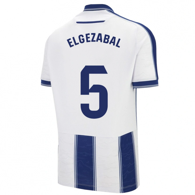 Danxen Heren Unai Elgezabal #5 Marineblauw Wit Uitshirt Uittenue 2025/26 T-Shirt