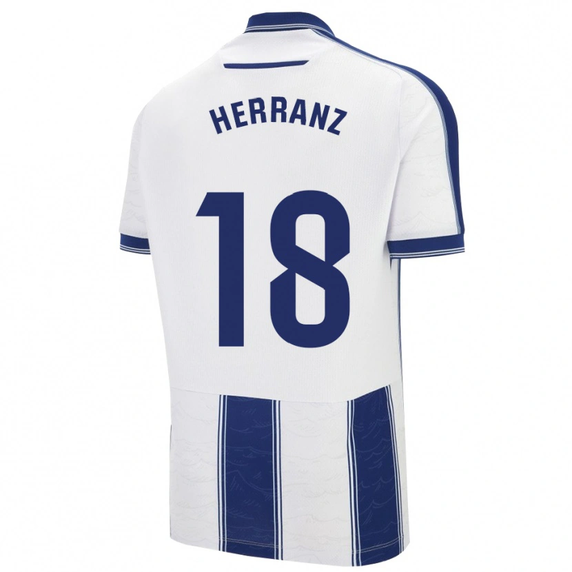 Danxen Heren Alejandro Herranz #18 Marineblauw Wit Uitshirt Uittenue 2025/26 T-Shirt