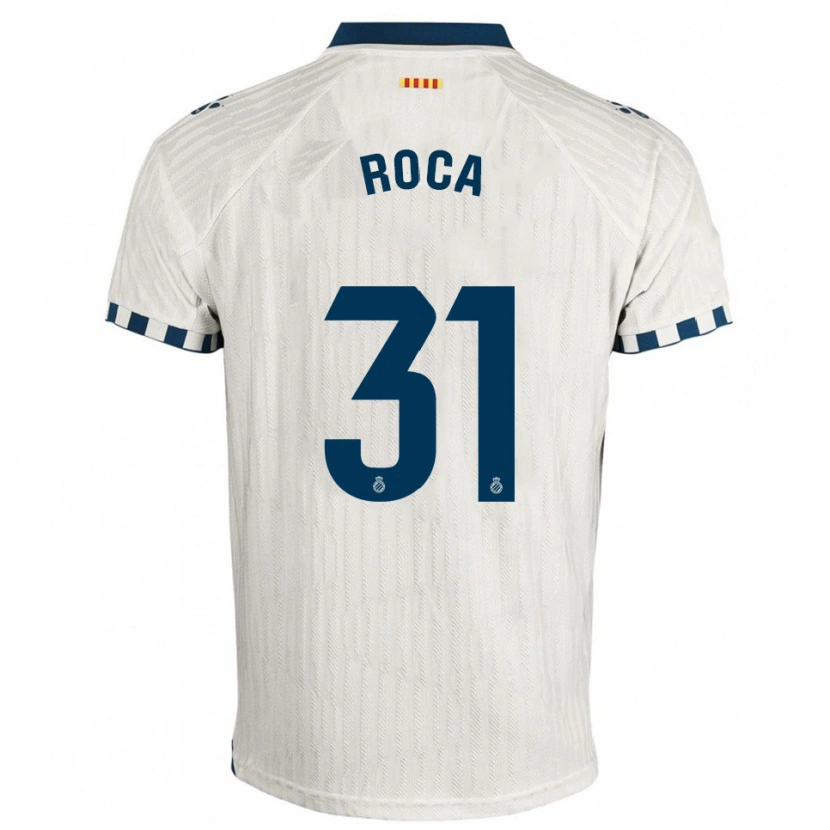 Danxen Heren Antoniu Roca #31 Wit Blauw Uitshirt Uittenue 2025/26 T-Shirt