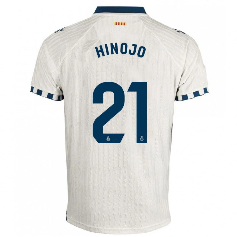 Danxen Heren Roger Hinojo #21 Wit Blauw Uitshirt Uittenue 2025/26 T-Shirt