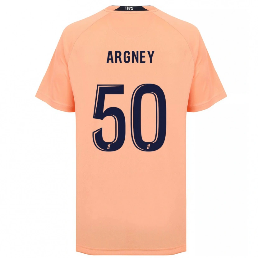 Danxen Heren Paul Argney #50 Oranje Marineblauw Uitshirt Uittenue 2025/26 T-Shirt