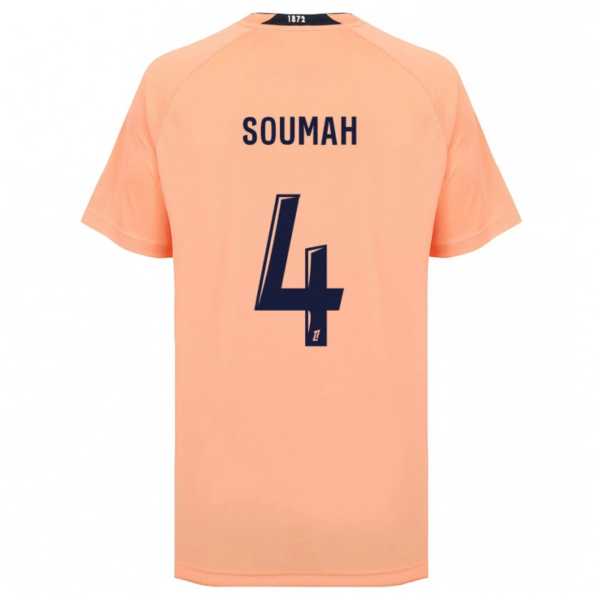 Danxen Heren Mohamed Soumah #4 Oranje Marineblauw Uitshirt Uittenue 2025/26 T-Shirt