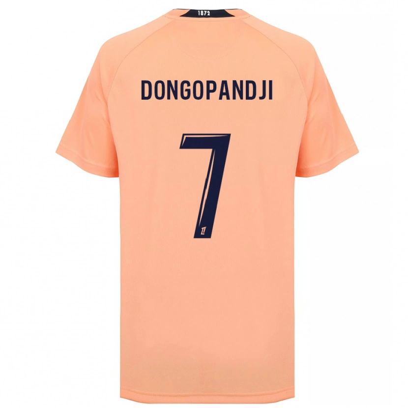 Danxen Heren Hakim Dongopandji #7 Oranje Marineblauw Uitshirt Uittenue 2025/26 T-Shirt