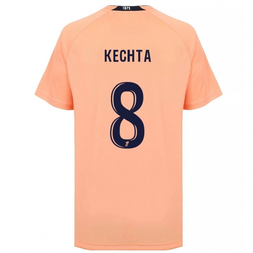 Danxen Heren Yassine Kechta #8 Oranje Marineblauw Uitshirt Uittenue 2025/26 T-Shirt