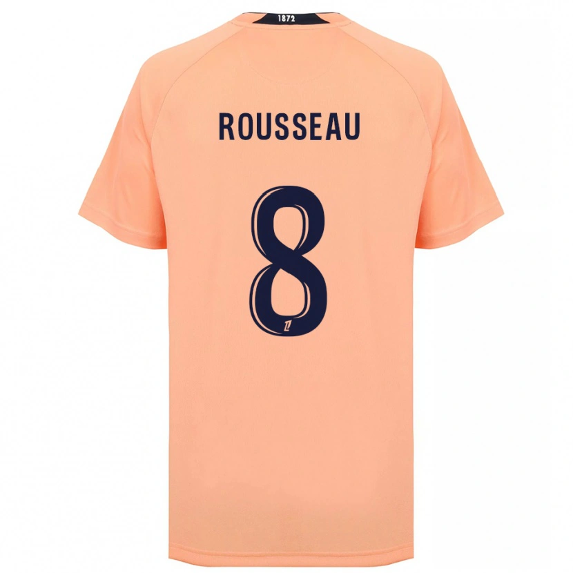 Danxen Heren Thomas Rousseau #8 Oranje Marineblauw Uitshirt Uittenue 2025/26 T-Shirt