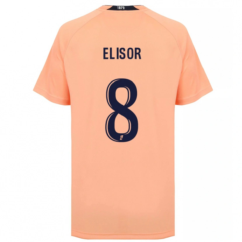 Danxen Heren Salomé Elisor #8 Oranje Marineblauw Uitshirt Uittenue 2025/26 T-Shirt