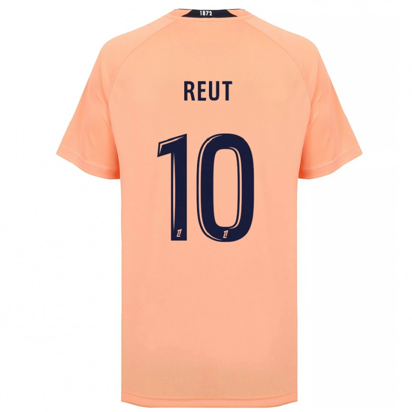 Danxen Heren Nicolas Reut #10 Oranje Marineblauw Uitshirt Uittenue 2025/26 T-Shirt