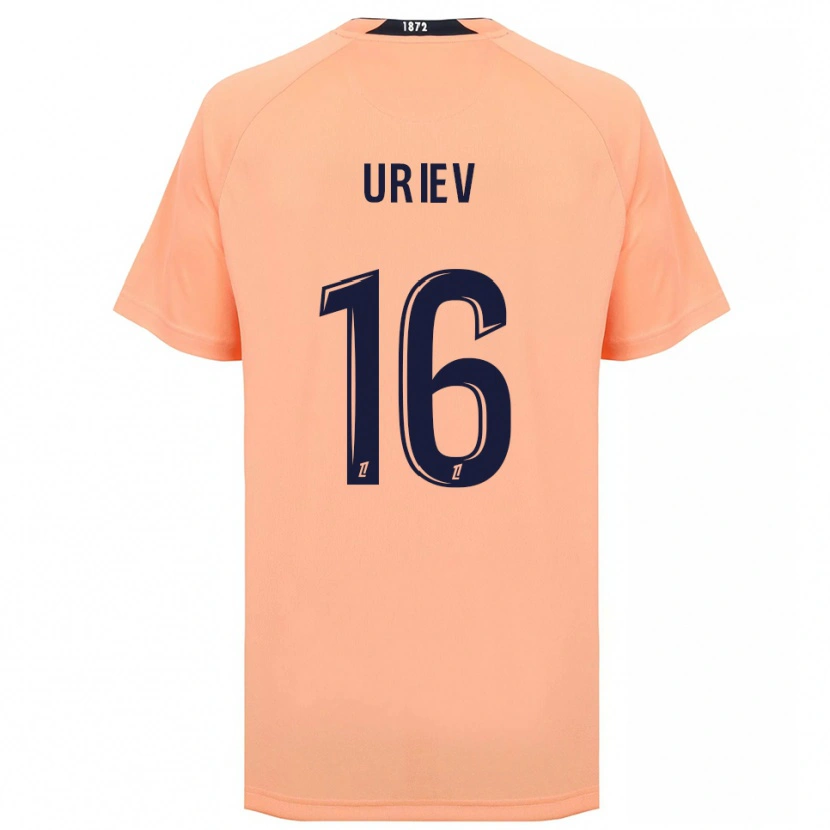Danxen Heren Alan Uriev #16 Oranje Marineblauw Uitshirt Uittenue 2025/26 T-Shirt