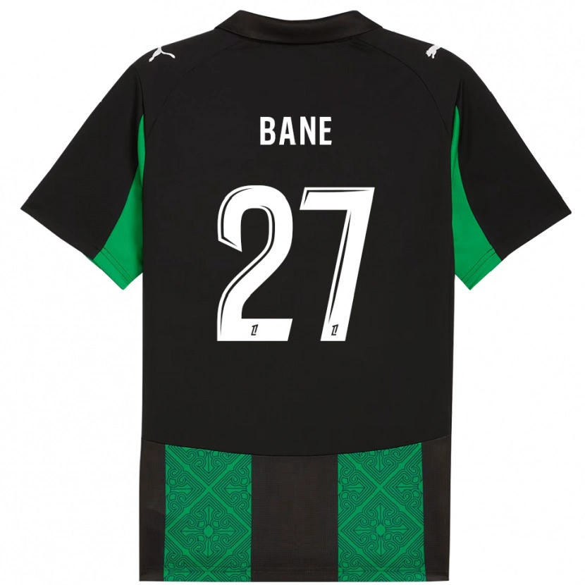 Danxen Heren Sidi Bane #27 Zwart Groen Uitshirt Uittenue 2025/26 T-Shirt