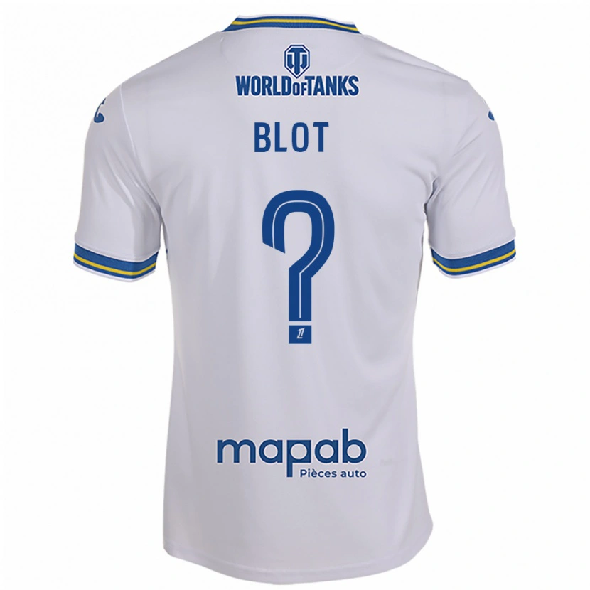 Danxen Heren Enzo Blot #0 Wit Hemelsblauw Uitshirt Uittenue 2025/26 T-Shirt